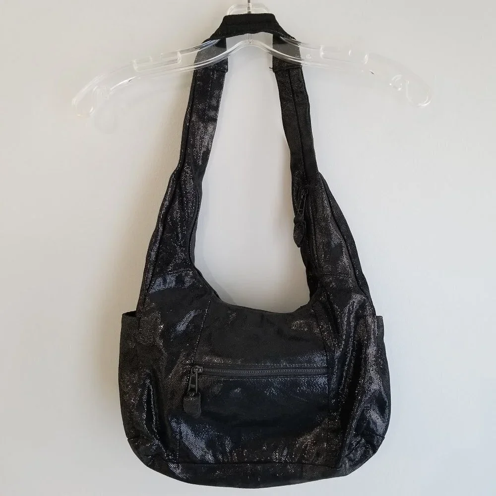 OHH! ASHLEY Vintage Black Leather Purse